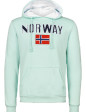 Norway hoodie light green