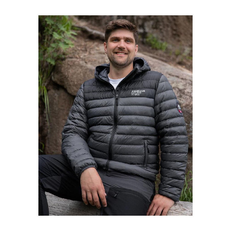 Ultra Light Down Jacket , Black/dark grey, Unisex