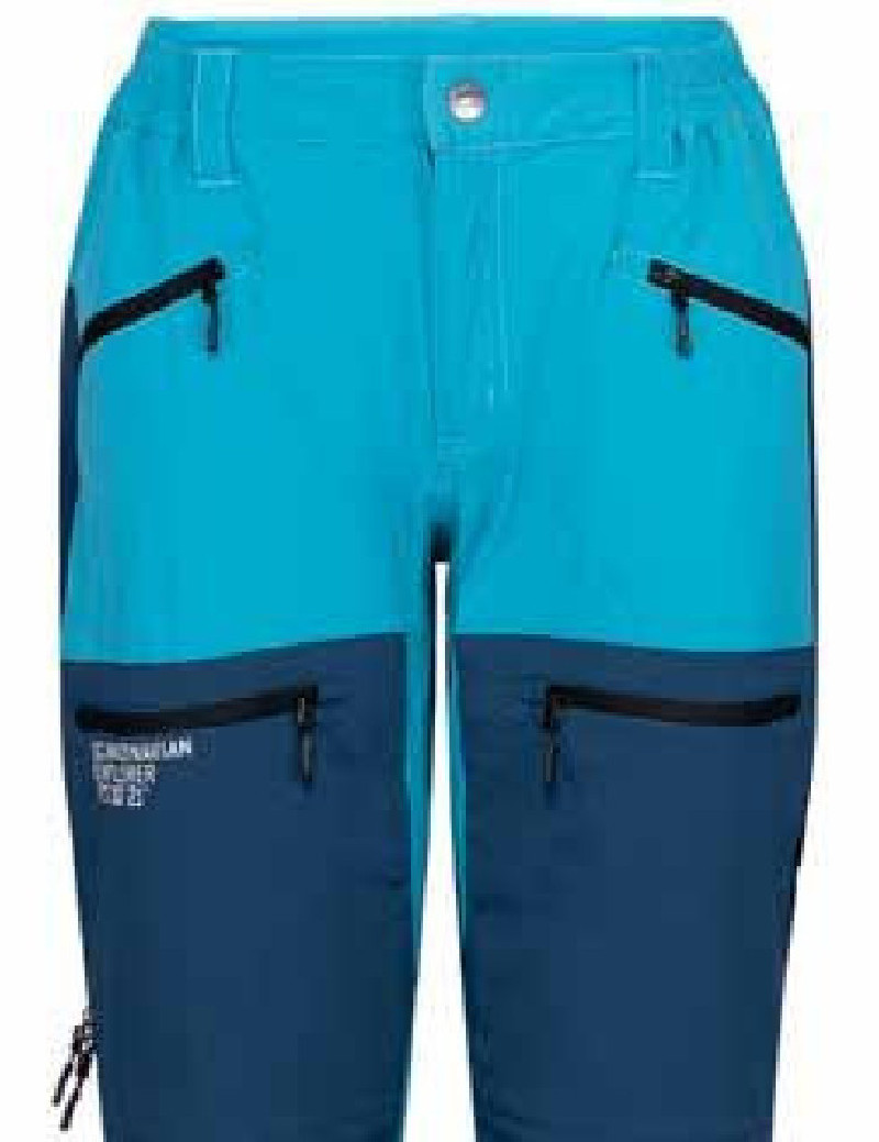 Damen Wandershorts Hellblau/Marine