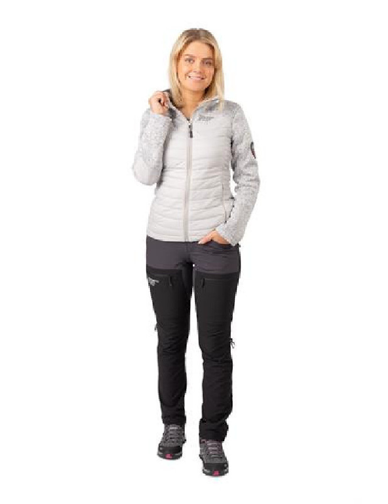 Donna escursionismo pantaloni scuro grigio/nero