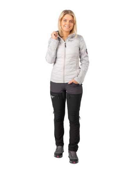 Donna escursionismo pantaloni scuro grigio/nero