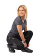 Donna escursionismo pantaloni scuro grigio/nero