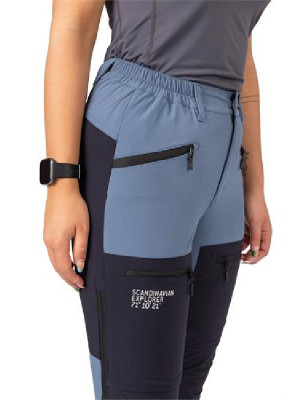 Donna escursionismo pantaloni blu marino/blu