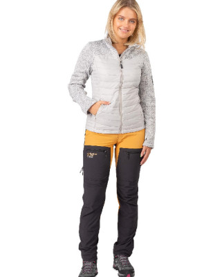 Donna escursionismo pantaloni giallo/scuro grigio