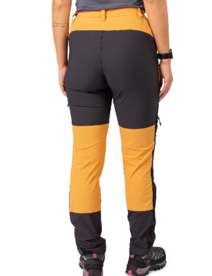 Donna escursionismo pantaloni giallo/scuro grigio