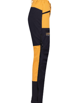 Donna escursionismo pantaloni giallo/scuro grigio
