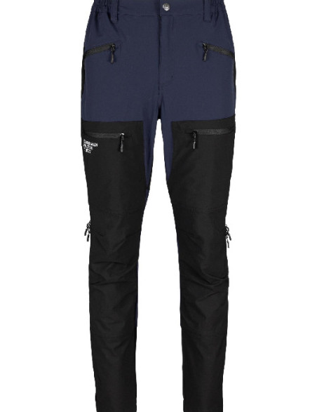 Uomo escursionismo pantaloni nero/blu