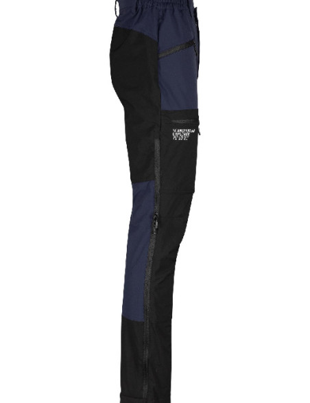 Uomo escursionismo pantaloni nero/blu