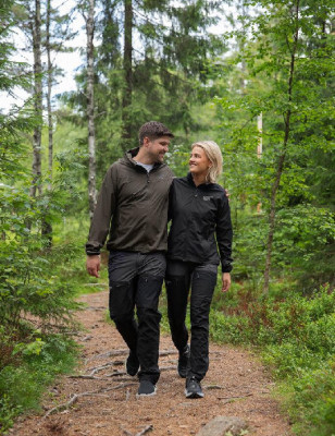 Herren Wanderhose Schwarz/Dunkelgrau