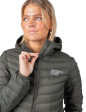 Ultra Light Down Jacket w/hood, dark green