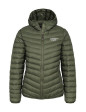 Ultra Light Down Jacket w/hood, dark green