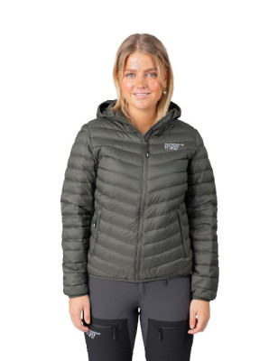 Ultra Light Down Jacket w/hood, dark green