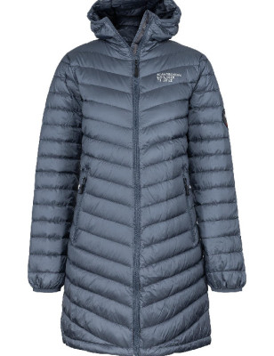 Piumino Ultraleggero cappotto metall blu