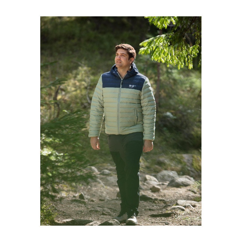 Ultraligero Chaqueta de plumas , Menta/Azul marino, Unisex