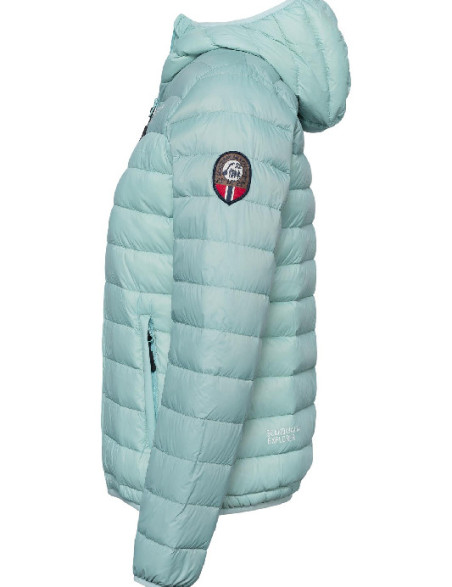 Piumino Ultraleggero giacca con cappuccio, leggera mint/mint