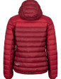 Ultraleichte Daunenjacke mit Kapuze, Dunkelrot/Rot