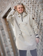 Regnponcho beige