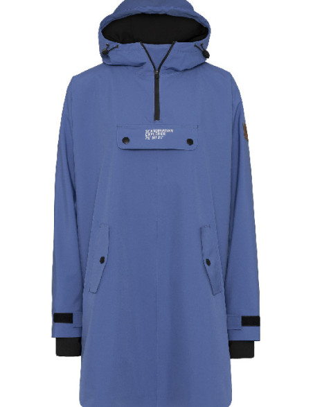 Pioggia Poncho blu
