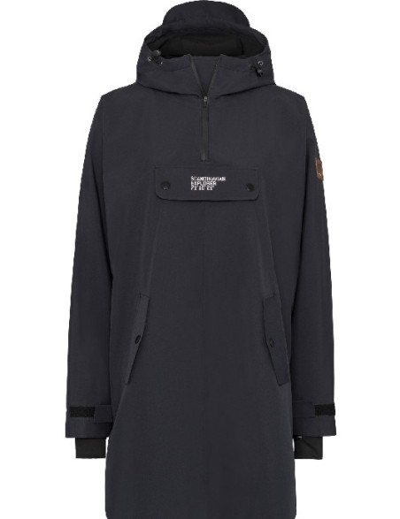 Pioggia Poncho charcoal grigio