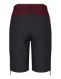 Pantalones cortos de senderismo de mujer gris/vino