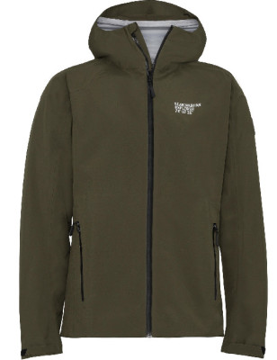 Pioggia giacca melange Unisex Oliva