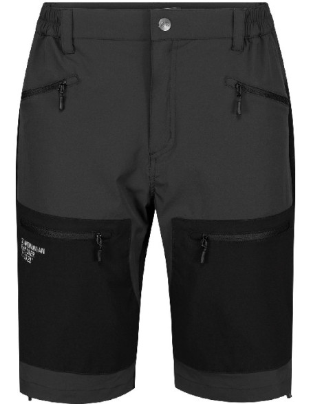 Uomo escursionismo pantaloncini nero/scuro grigio