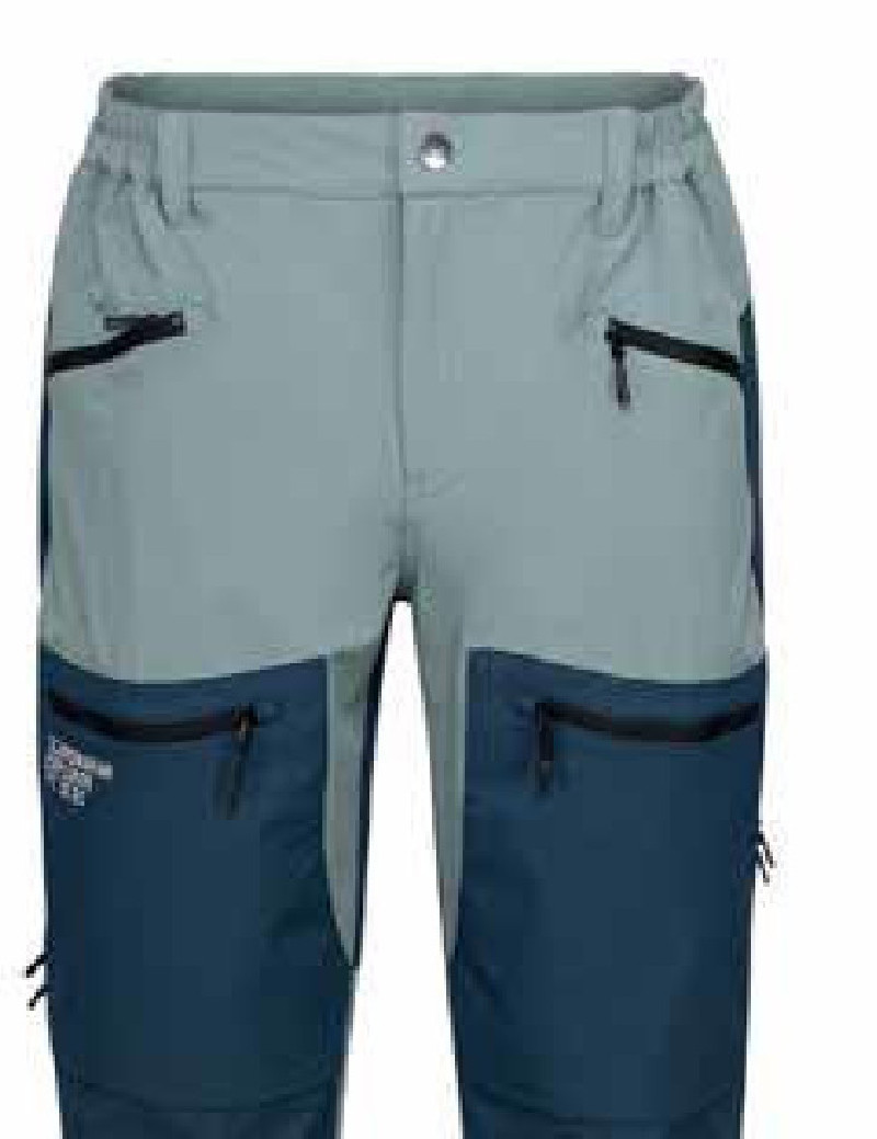 Men's hiking shorts mint/blue