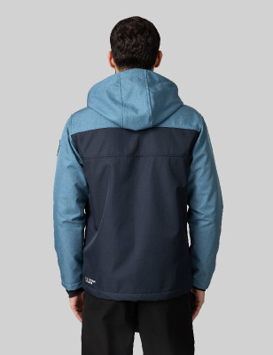 Unisex Softshell giacca Melange blu marino/blu Acciaio