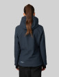 Dame Softshell Jakket Melange Marine Blå