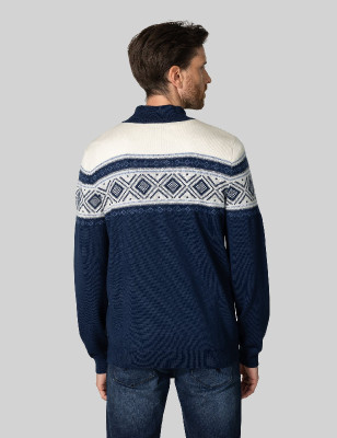 Tradisjonell merino ull genser i unisex