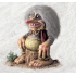 840109 Troll on a tree stump