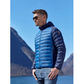 Ultra Light Down Jacket Blue Bicolor