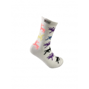 Reindeer socks multicolor