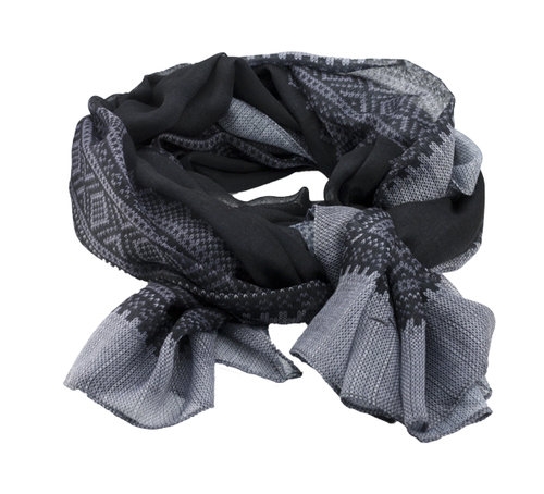 thin grey scarf