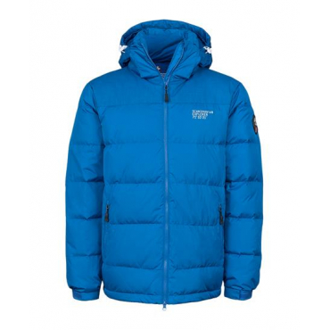 Unisex Down Jacket Thick Blue