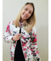 Blomsterjakke Rosa