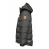 Unisex Down Jacket Thick Black