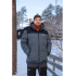 Unisex Down Jacket Thick Black