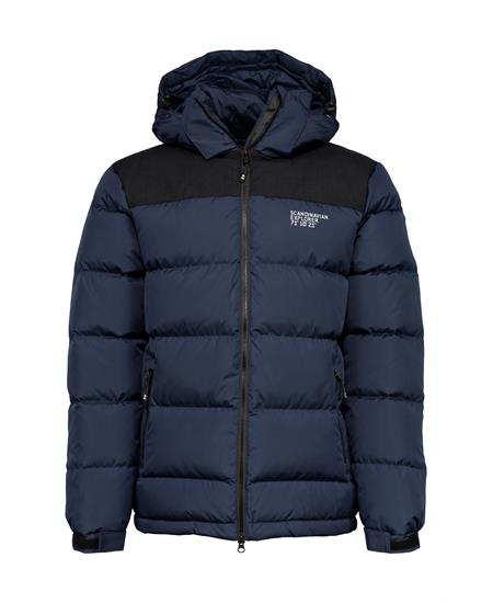 Heavy Unisex Down Jacket Navy/BlackScandinavian Explorer
