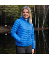 Ultra Light Down Jacket Lady w/hood, Blue