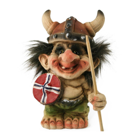 840068 Trolls on a viking boat