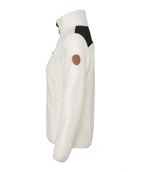 Ladies hot sale white fleece