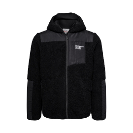 Pile fleece jacket Unisex Black