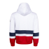 Norway white support hoody with zip