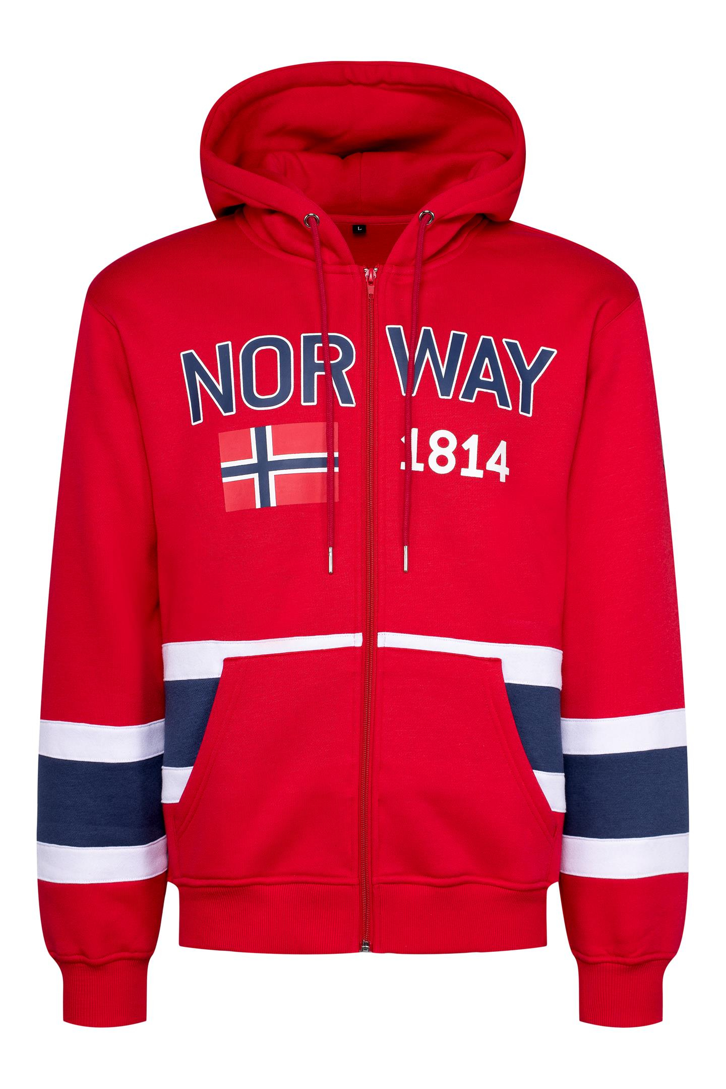 Pullover jacket with norway flag online