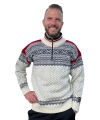 Nordlys setesdal unisex in white/navy/red