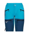Women's hiking shorts light blue/navy