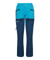Women's hiking trousers light blue/navy