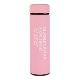 Scandinavian explorer thermos pink