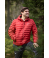 Ultra light down jacket ripstop unisex red